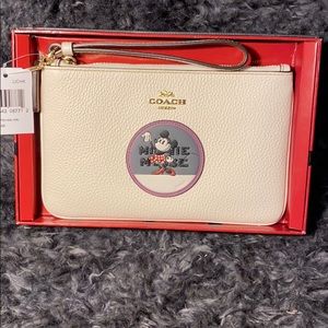 Coach Minnie Mouse Wristlet